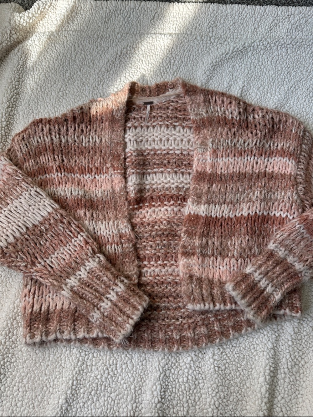 Free People Wanderer Chunky Cardigan Size L